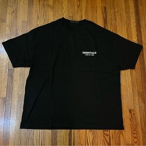 FEAR OF GOD ESSENTIALS FW24 BLACK TEE
